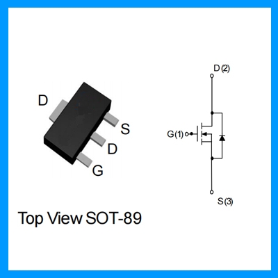 N沟道 SOP89封装 MOS管